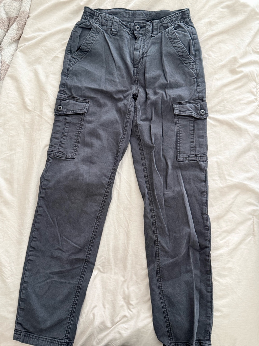 American Eagle Outfitters Faded Black Cargo Pants